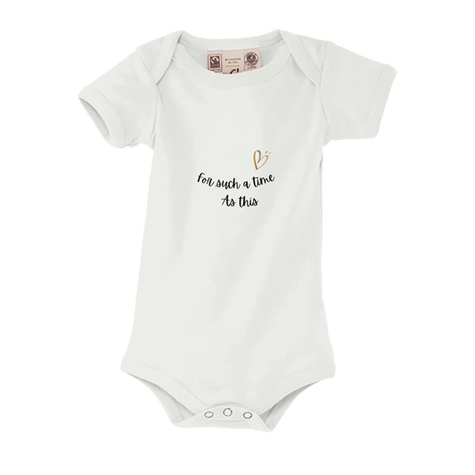 For Such a Time as This Baby Bodysuit – 100% Organic Cotton Onesie - MountZionGifts