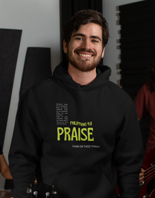 Philippians 4:8 Whatever is Praiseworthy Hoodie - MountZionGifts