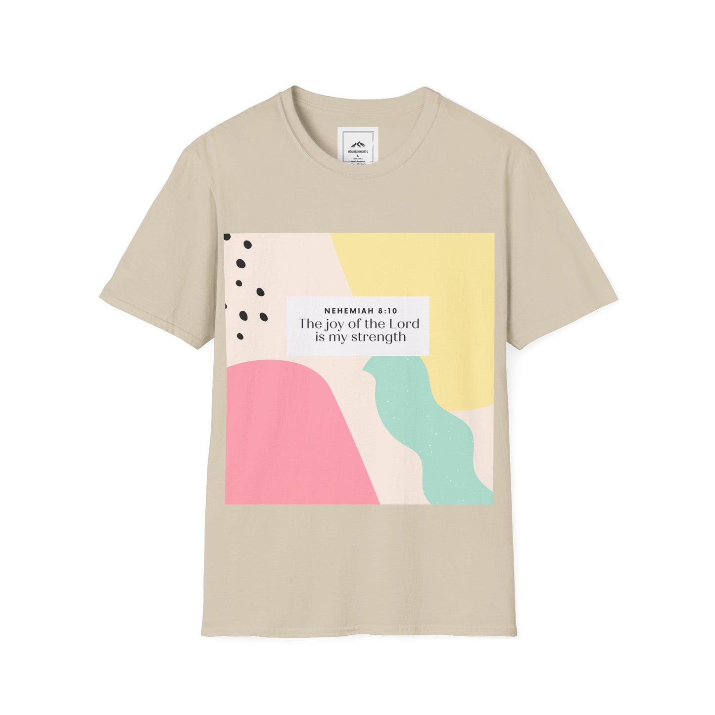 Colourful Joy of The Lord is My Strength T-Shirt - MountZionGifts