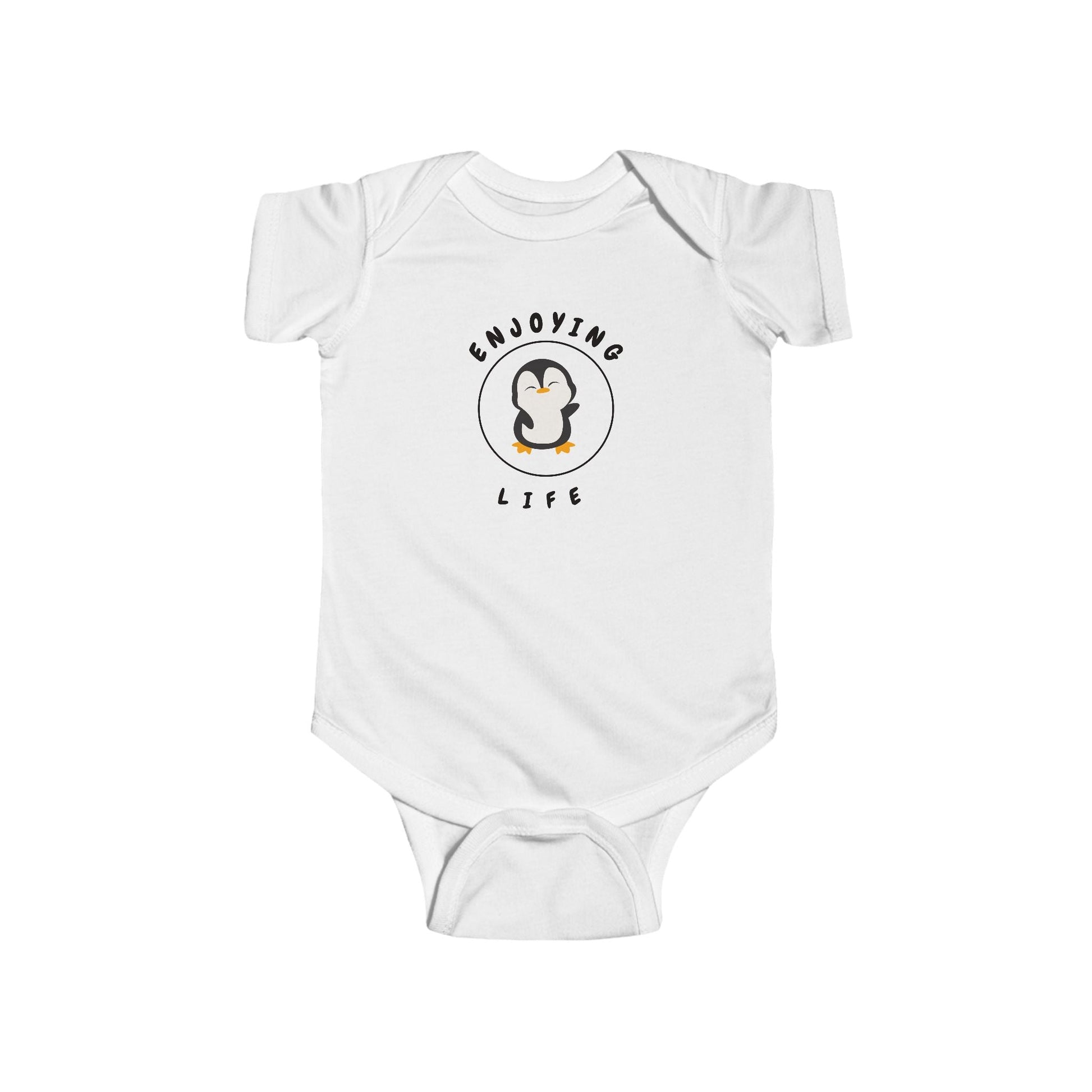Penguin Infant Bodysuit - Enjoying Life - MountZionGifts