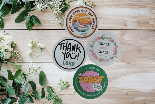 Faith-Filled Fun: 20 Bible Verse Stickers to Share