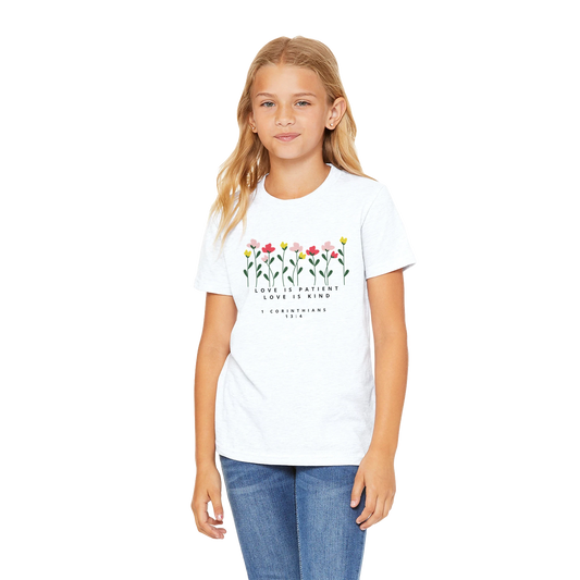 Love is Kind Floral T-Shirt - MountZionGifts